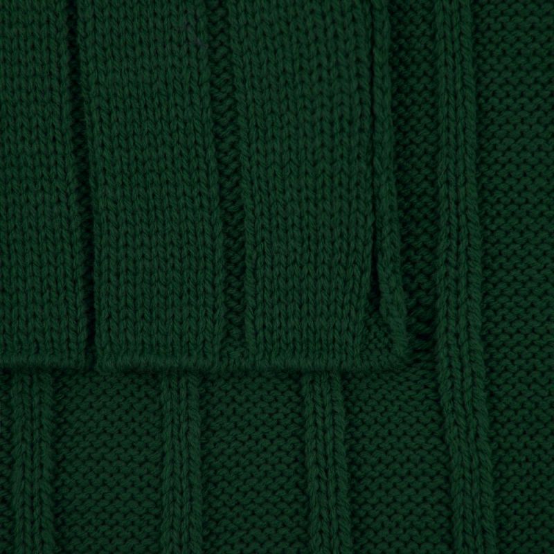 Плед Tressa, темно-зеленый