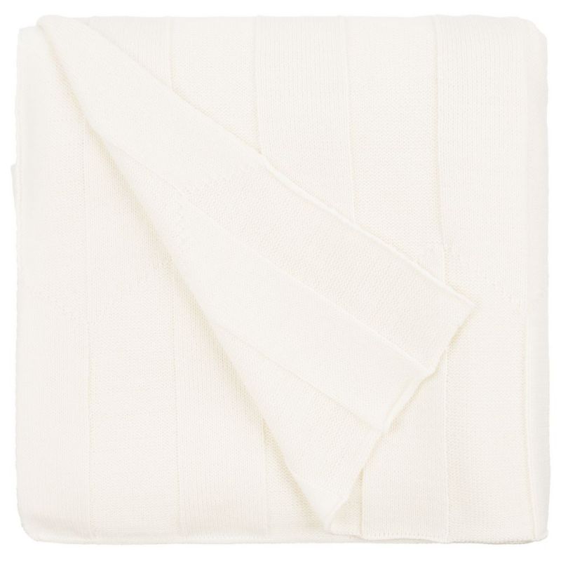 Плед Rombus, молочно-белый