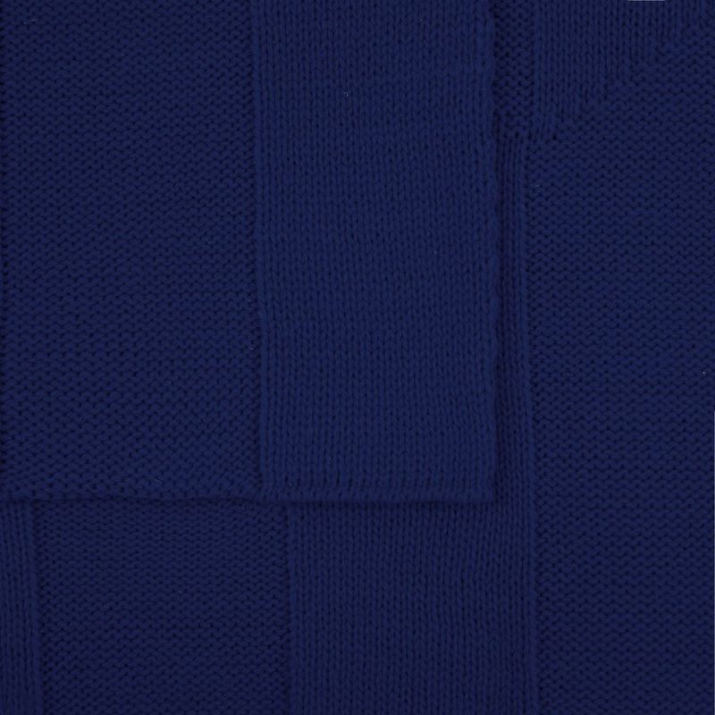 Плед Rombus, темно-синий (сапфир)