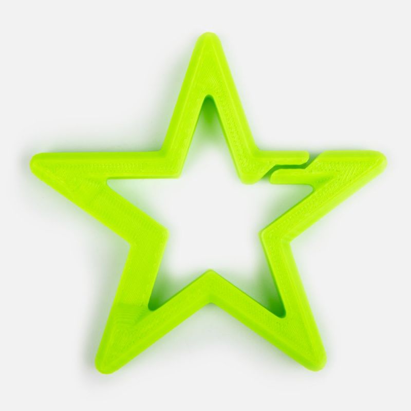 Брелок Impreso, 3D-печать на заказ, звезда Брелок Impreso, 3D-печать на заказ, звезда