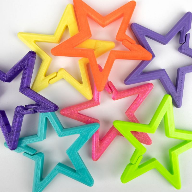 Брелок Impreso, 3D-печать на заказ, звезда Брелок Impreso, 3D-печать на заказ, звезда