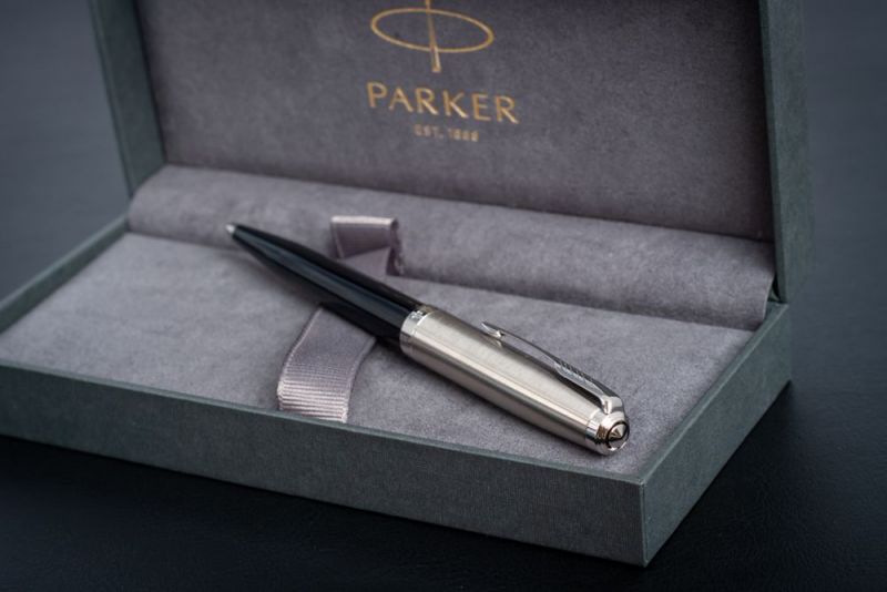 Ручка шариковая Parker 51 Black CT, черная