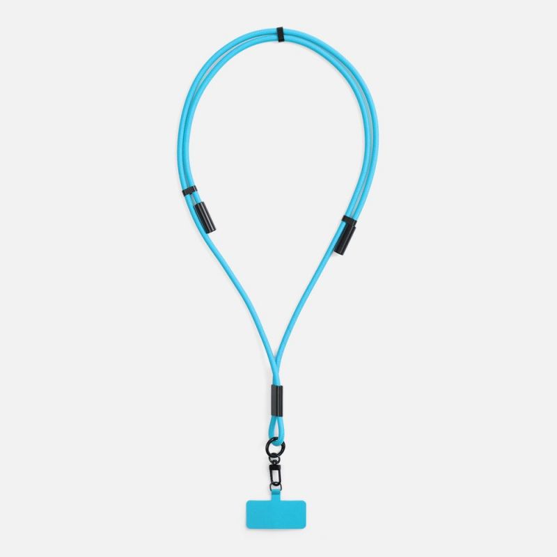 Кабель-ланьярд energyFlex Power Delivery 60 Вт, голубой Кабель-ланьярд energyFlex Power Delivery 60 Вт, голубой