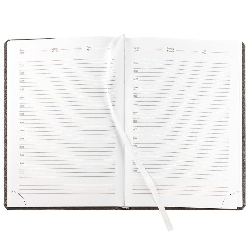 Ежедневник Sagrin, недатированный, темно-серый Ежедневник Sagrin, недатированный, темно-серый