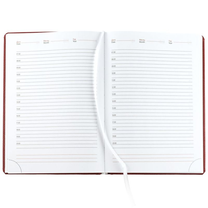 Ежедневник Sagrin, недатированный, красный Ежедневник Sagrin, недатированный, красный