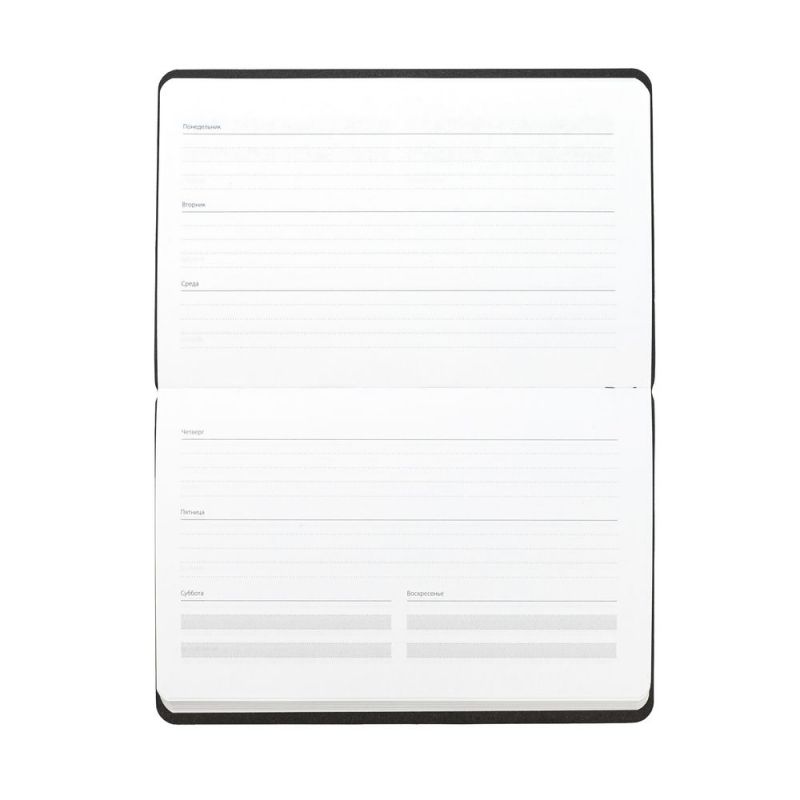 Еженедельник Weekly, недатированный, синий