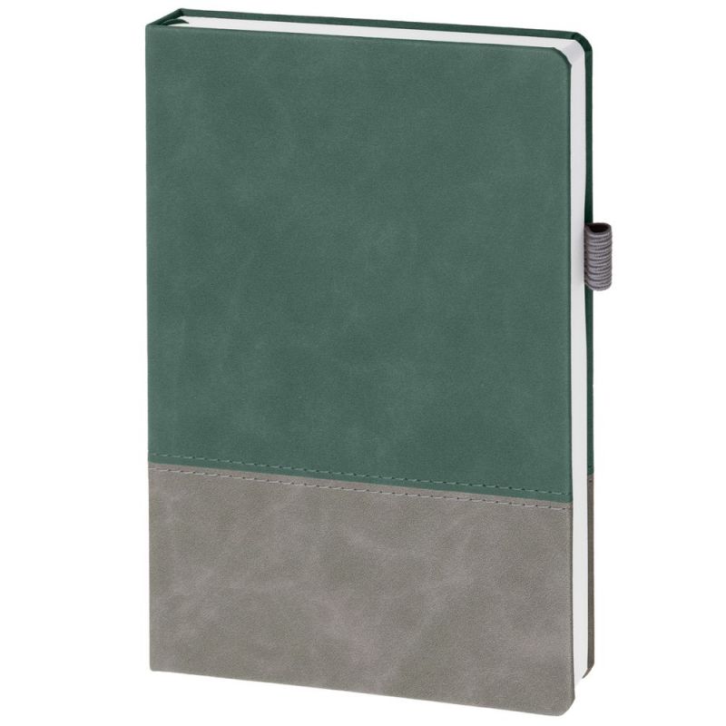 Ежедневник Horizon, недатированный, серый с зеленым Ежедневник Horizon, недатированный, серый с зеленым