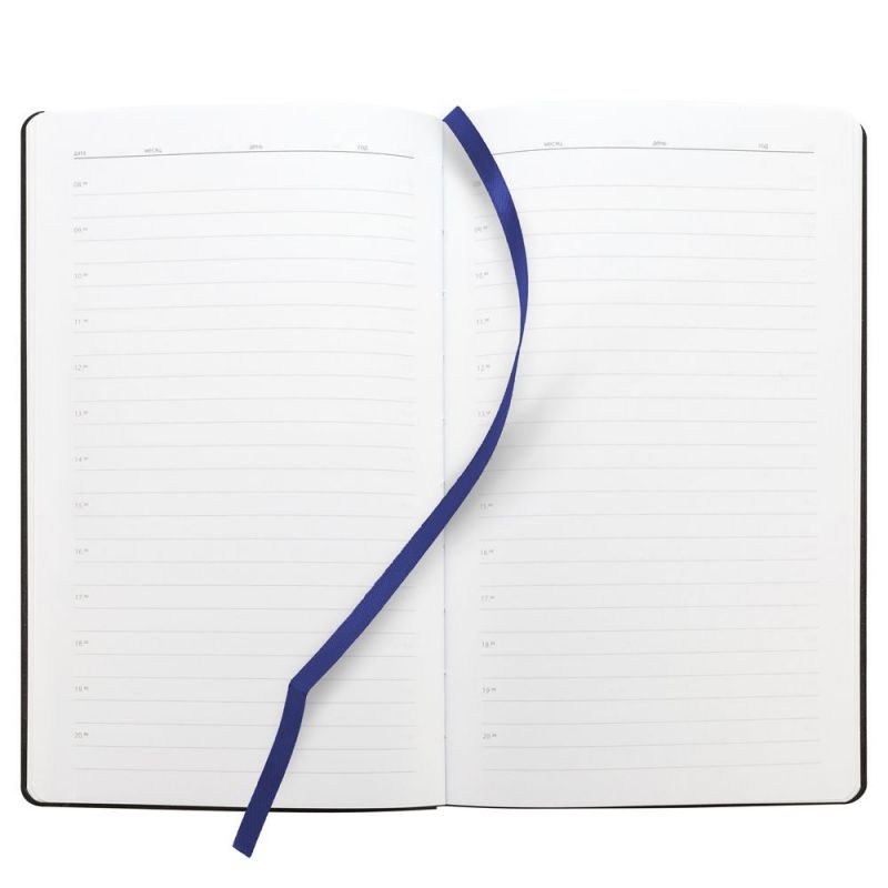 Ежедневник Knit, недатированный, темно-синий