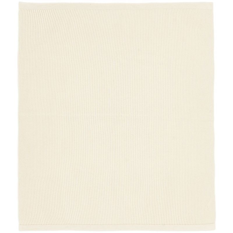 Плед Shirr, молочно-белый