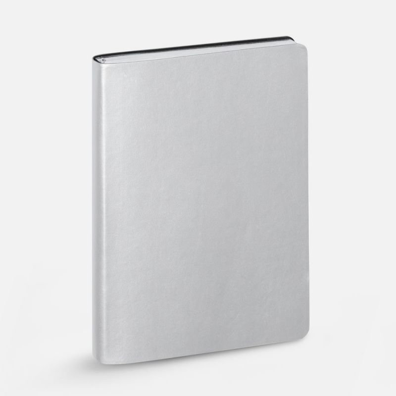 Ежедневник Nebraska Flex, недатированный, серебристый