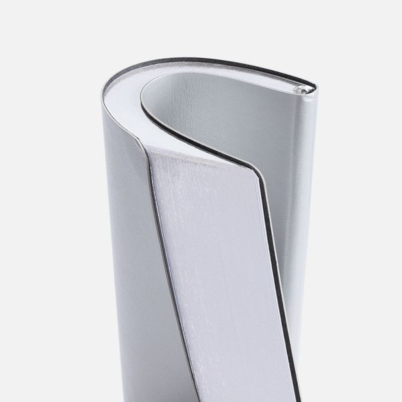 Ежедневник Nebraska Flex, недатированный, серебристый