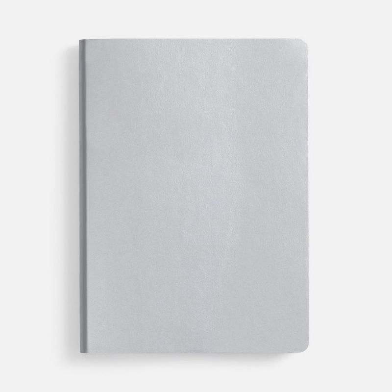 Ежедневник Nebraska Flex, недатированный, серебристый