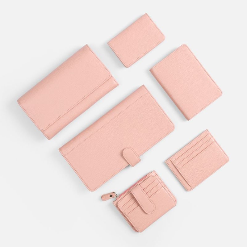 Картхолдер на молнии Unison, розовый Картхолдер на молнии Unison, розовый