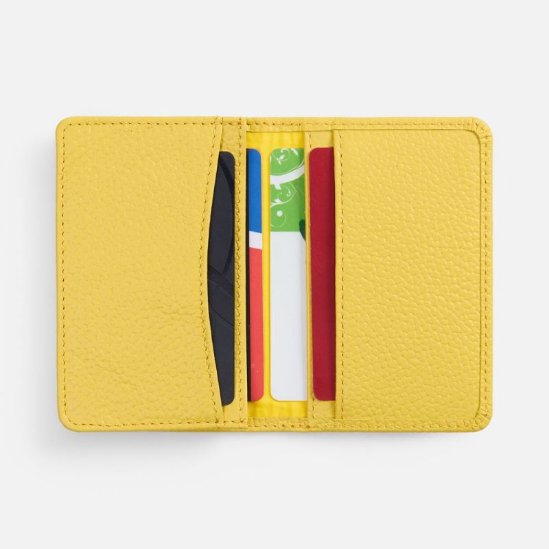 Футляр для визиток Unison, желтый Футляр для визиток Unison, желтый