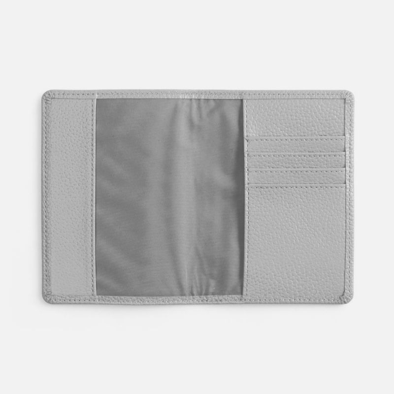 Обложка для паспорта Unison, серая Обложка для паспорта Unison, серая