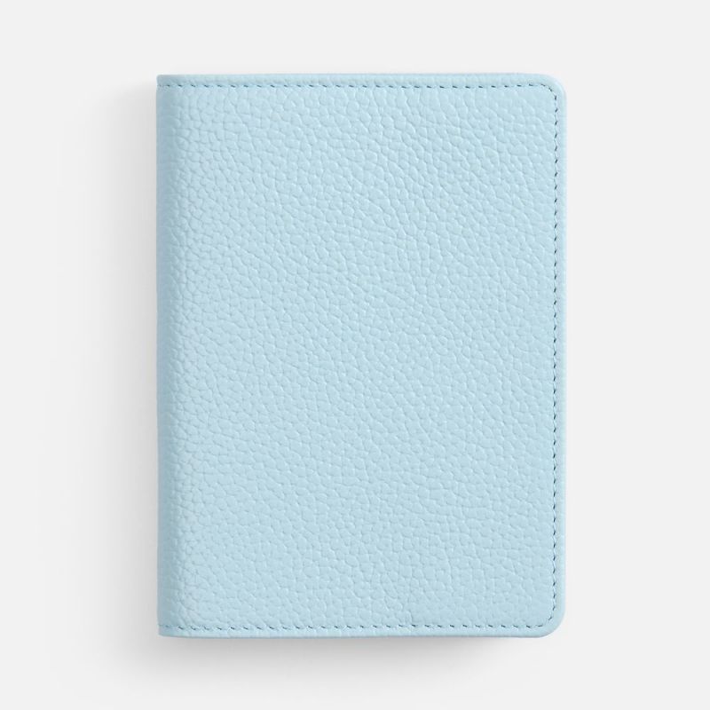 Обложка для паспорта Unison, голубая Обложка для паспорта Unison, голубая