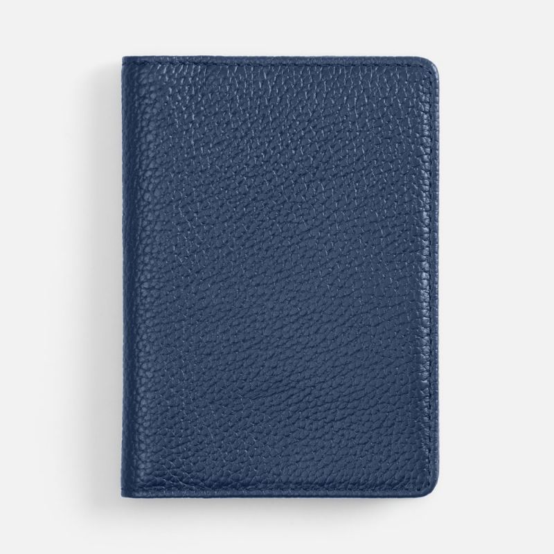 Обложка для паспорта Unison, синяя Обложка для паспорта Unison, синяя