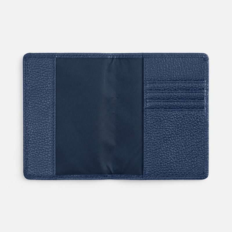 Обложка для паспорта Unison, синяя Обложка для паспорта Unison, синяя