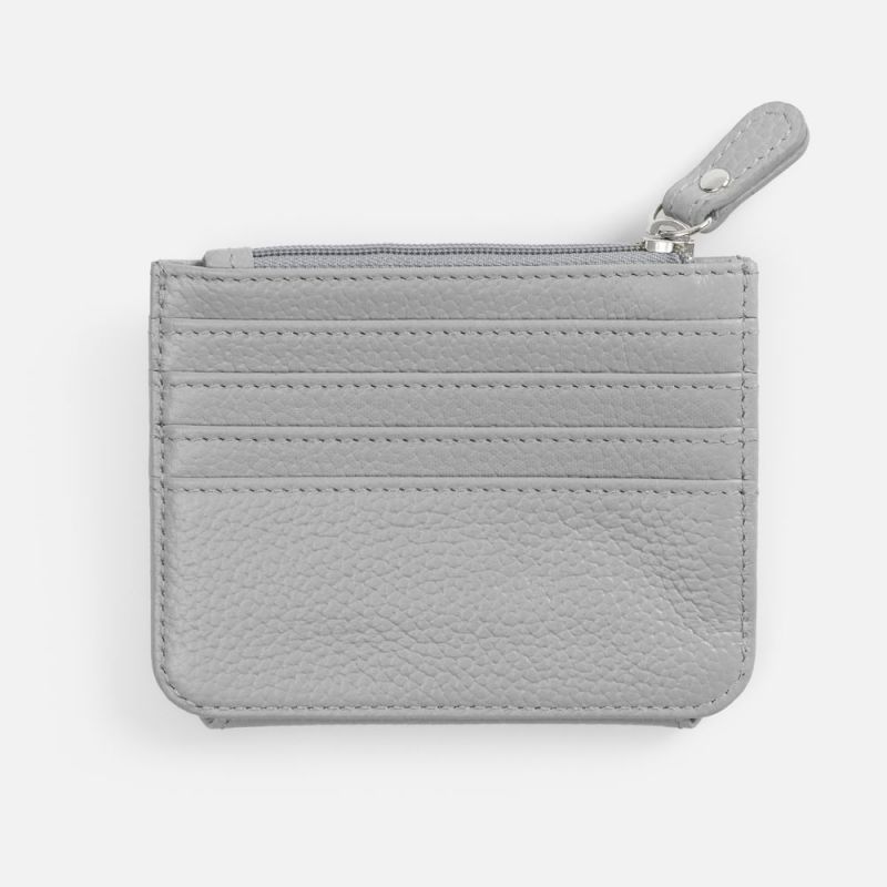 Картхолдер на молнии Unison, серый Картхолдер на молнии Unison, серый
