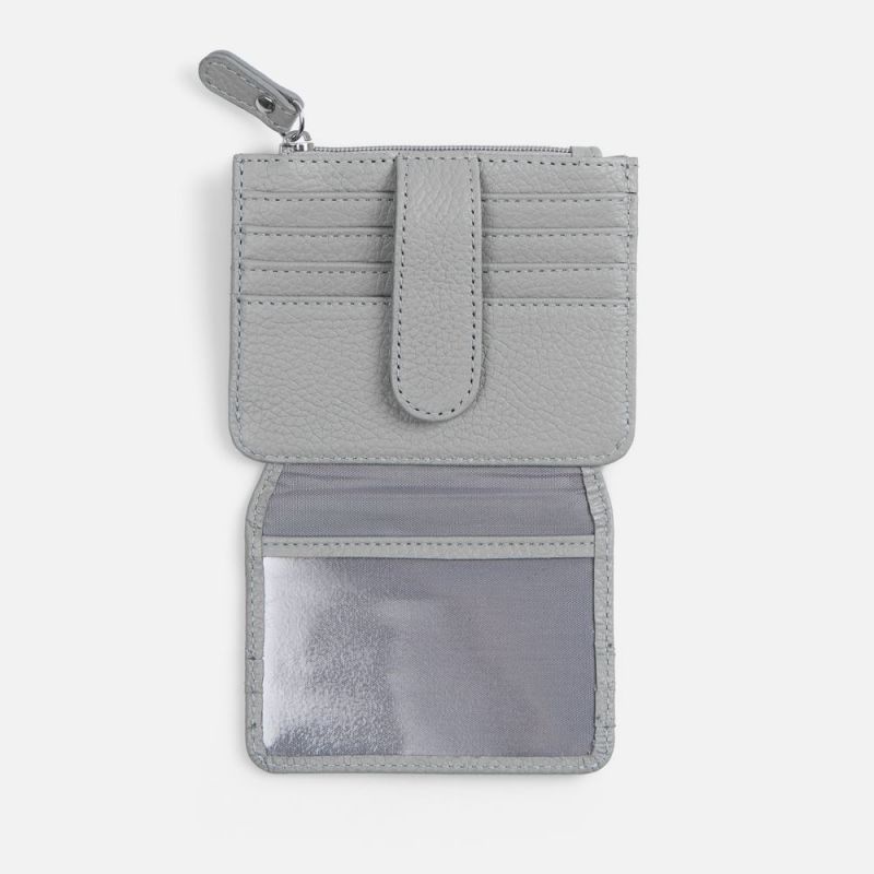 Картхолдер на молнии Unison, серый Картхолдер на молнии Unison, серый