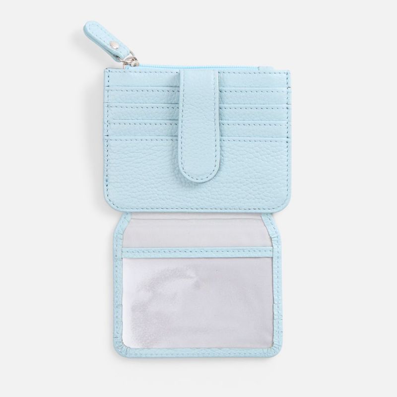 Картхолдер на молнии Unison, голубой Картхолдер на молнии Unison, голубой