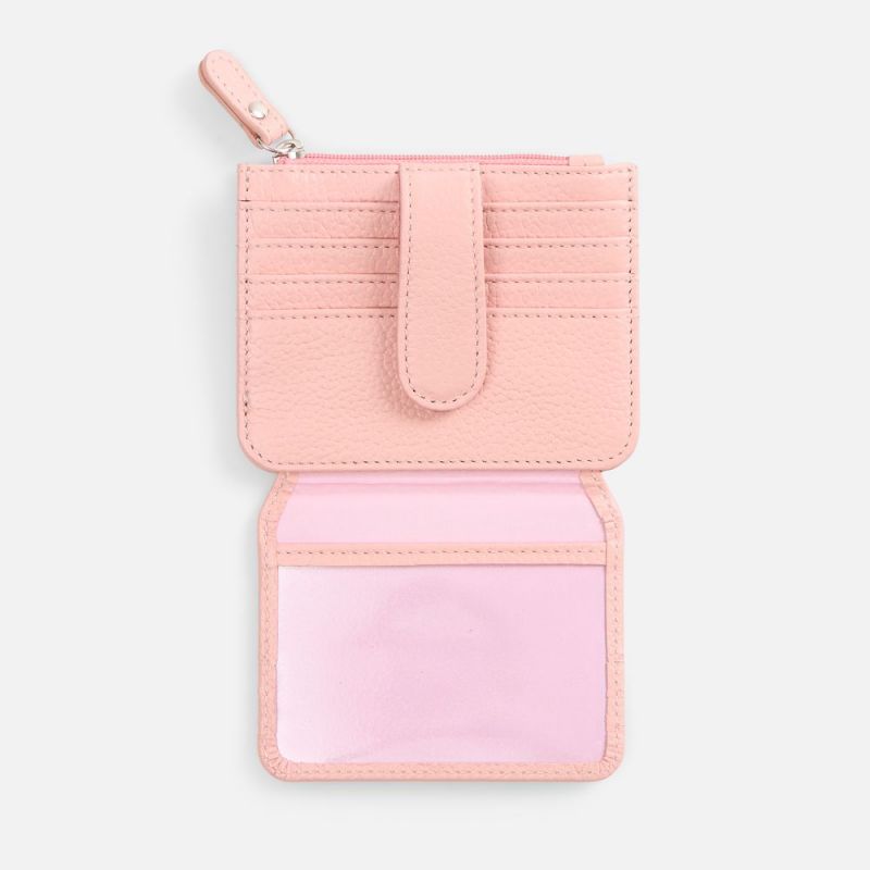 Картхолдер на молнии Unison, розовый Картхолдер на молнии Unison, розовый