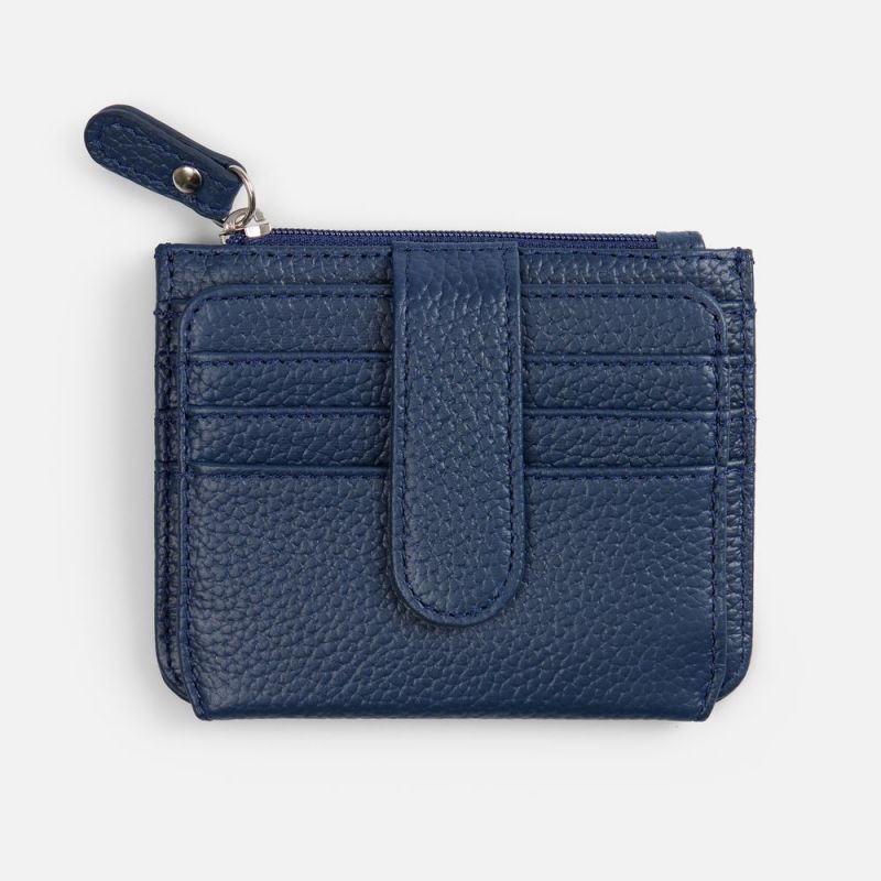 Картхолдер на молнии Unison, синий Картхолдер на молнии Unison, синий