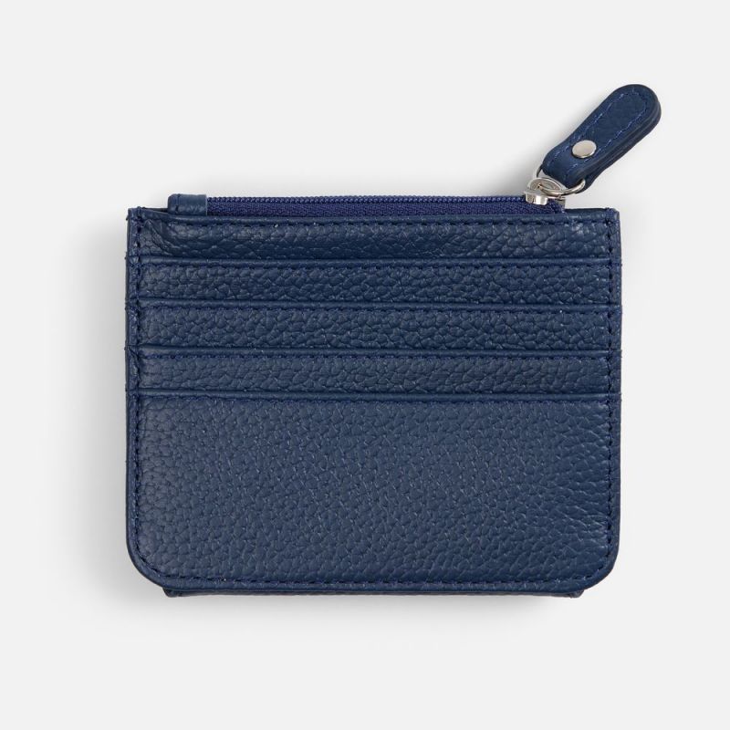 Картхолдер на молнии Unison, синий Картхолдер на молнии Unison, синий