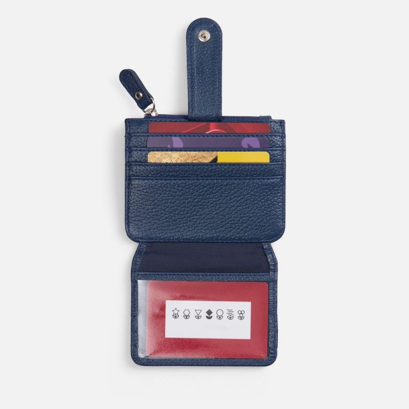 Картхолдер на молнии Unison, синий Картхолдер на молнии Unison, синий