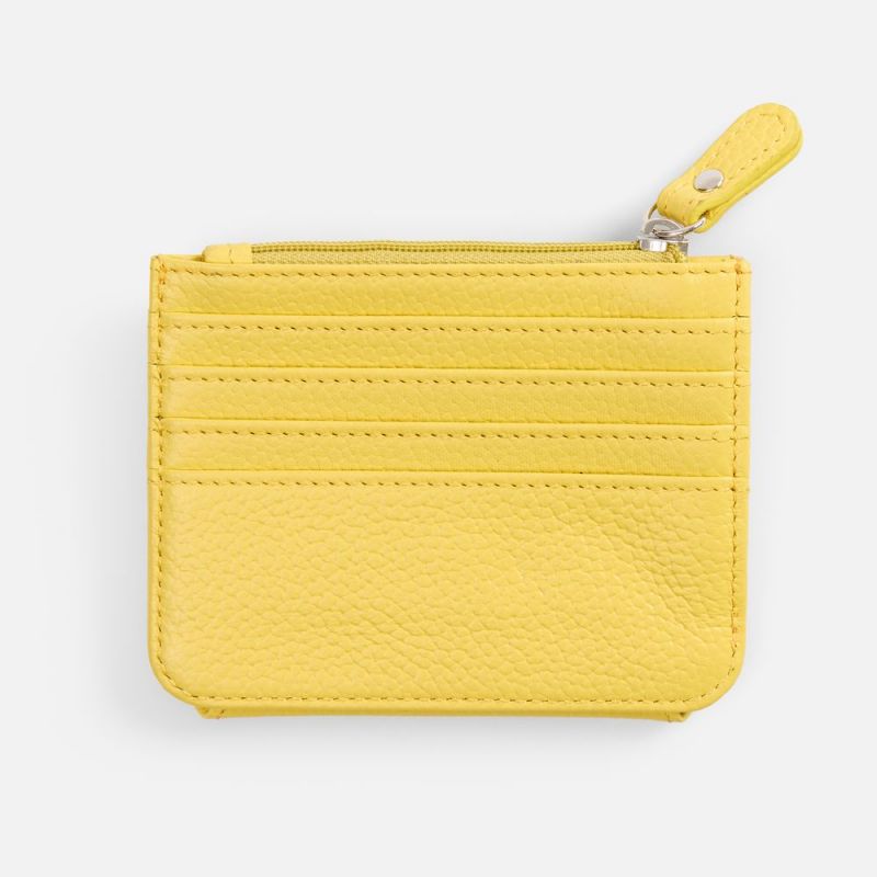 Картхолдер на молнии Unison, желтый Картхолдер на молнии Unison, желтый