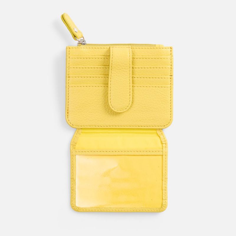 Картхолдер на молнии Unison, желтый Картхолдер на молнии Unison, желтый