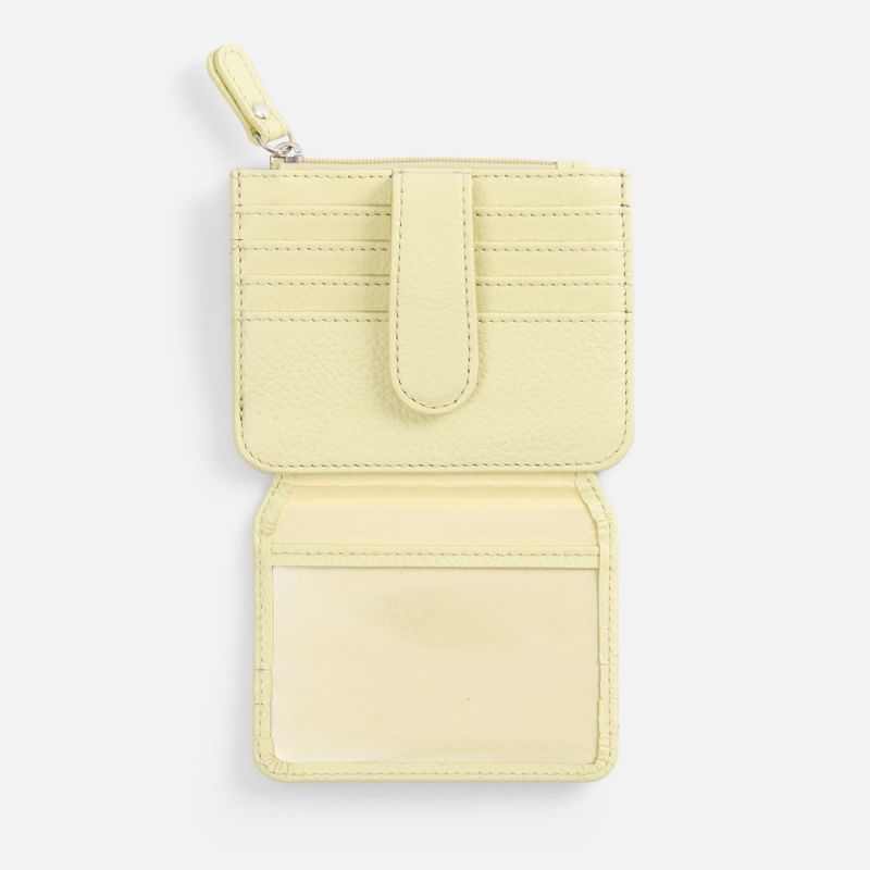 Картхолдер на молнии Unison, светло-зеленый Картхолдер на молнии Unison, светло-зеленый