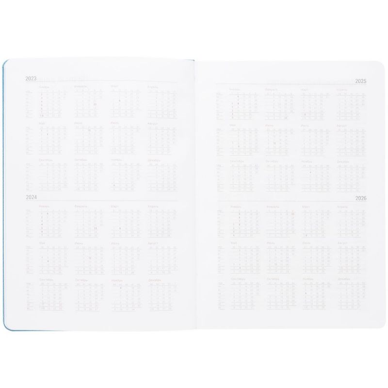 Ежедневник New Factor Metal, голубой