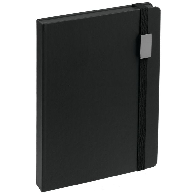 Ежедневник New Factor Metal, черный Ежедневник New Factor Metal, черный