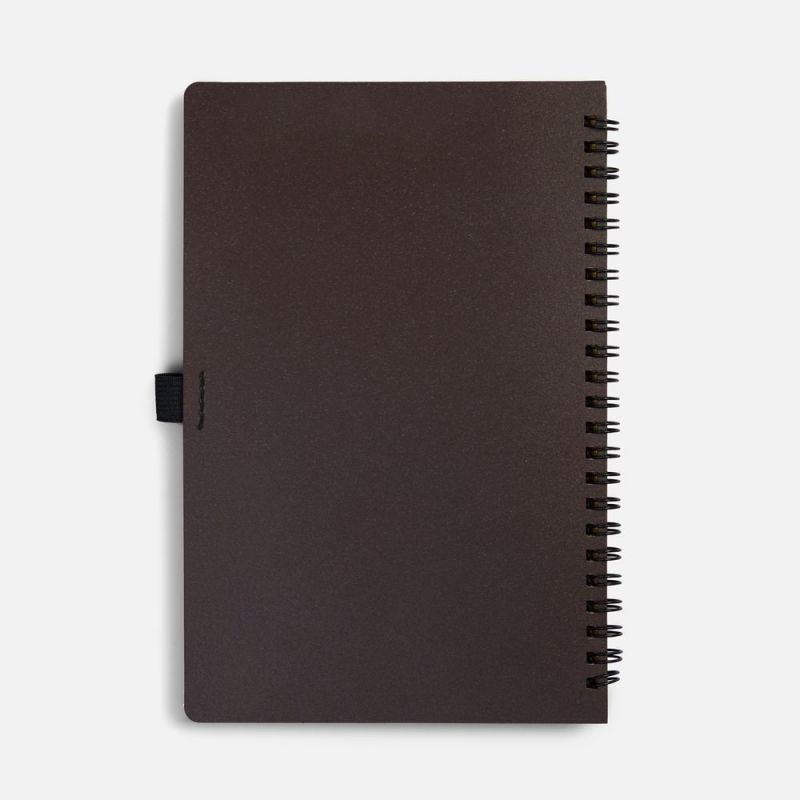 Блокнот на спирали Coffeist, коричневый Блокнот на спирали Coffeist, коричневый