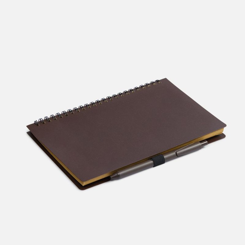 Блокнот на спирали Coffeist, коричневый Блокнот на спирали Coffeist, коричневый