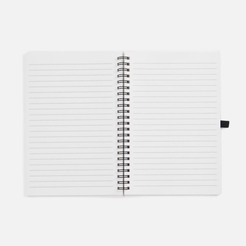 Блокнот на пружине Stone Line, белый Блокнот на пружине Stone Line, белый