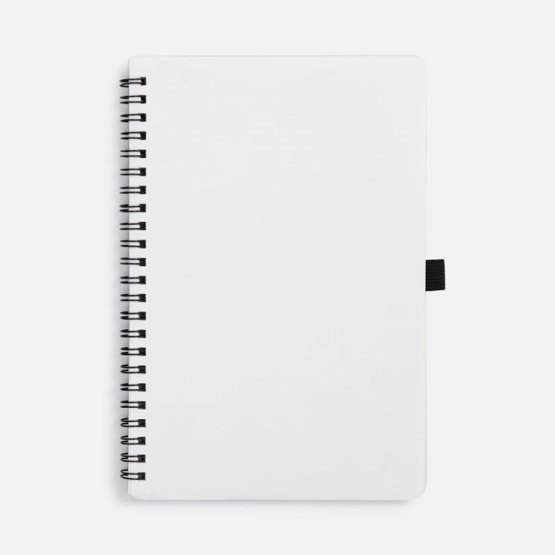 Блокнот на пружине Stone Line, белый Блокнот на пружине Stone Line, белый