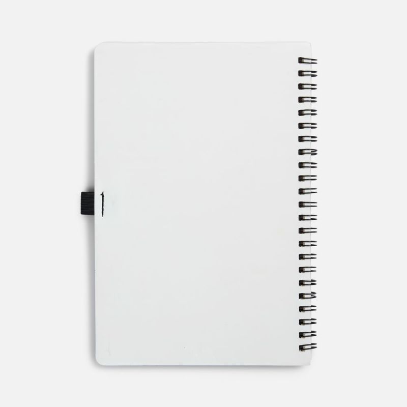 Блокнот на пружине Stone Line, белый Блокнот на пружине Stone Line, белый