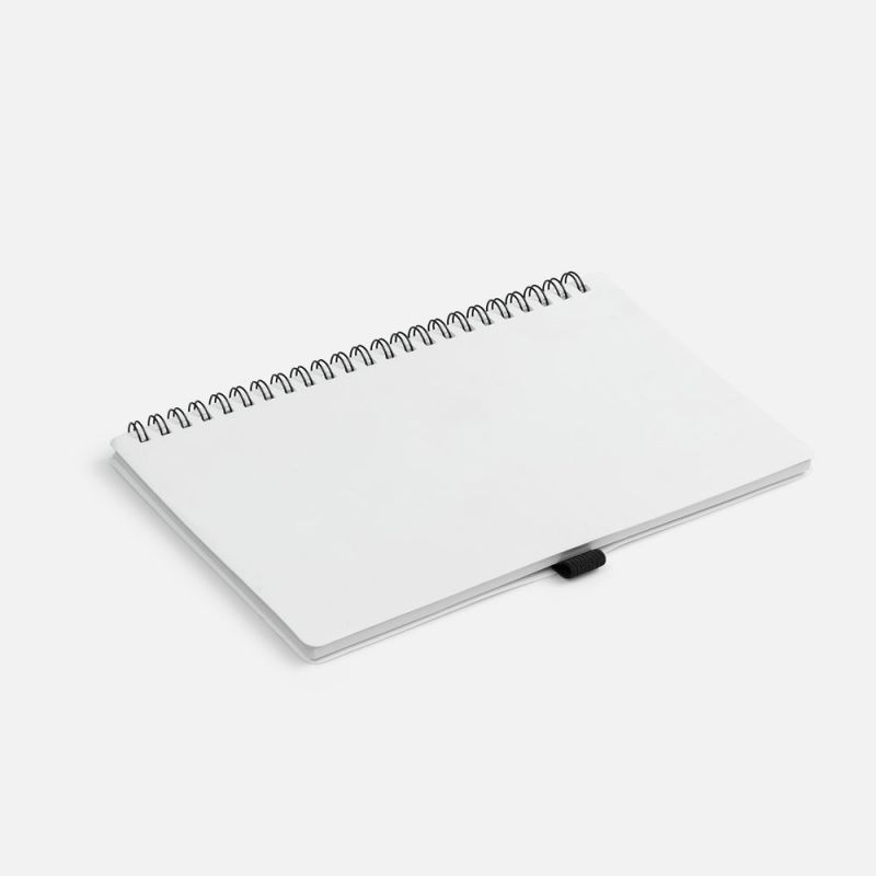 Блокнот на пружине Stone Line, белый Блокнот на пружине Stone Line, белый