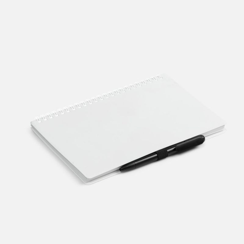 Блокнот на пружине Stone Line, белый Блокнот на пружине Stone Line, белый