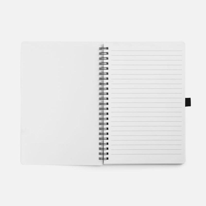 Блокнот на пружине Stone Line, белый Блокнот на пружине Stone Line, белый