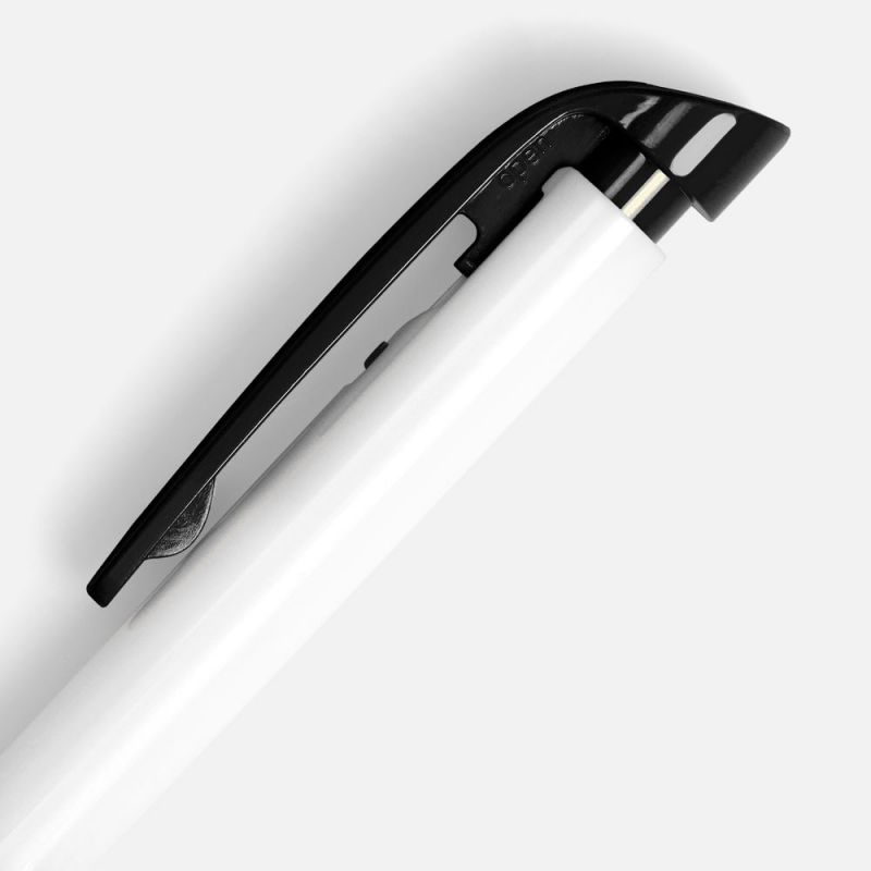 Ручка шариковая Favorite, белая с черным