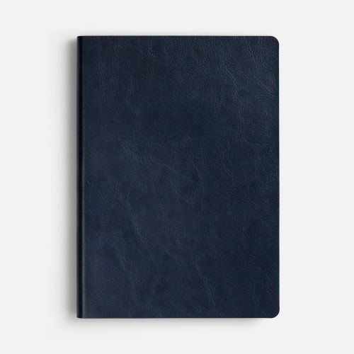 Ежедневник Doppio, недатированный, синий с голубым