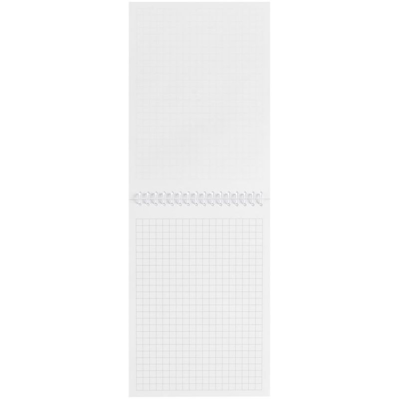 Блокнот Issa в клетку, белый