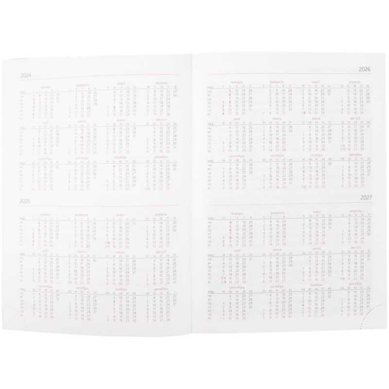 Ежедневник Nebraska, недатированный, синий