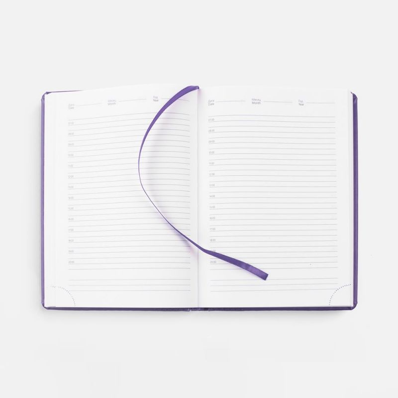Ежедневник Prizma, недатированный, фиолетовый