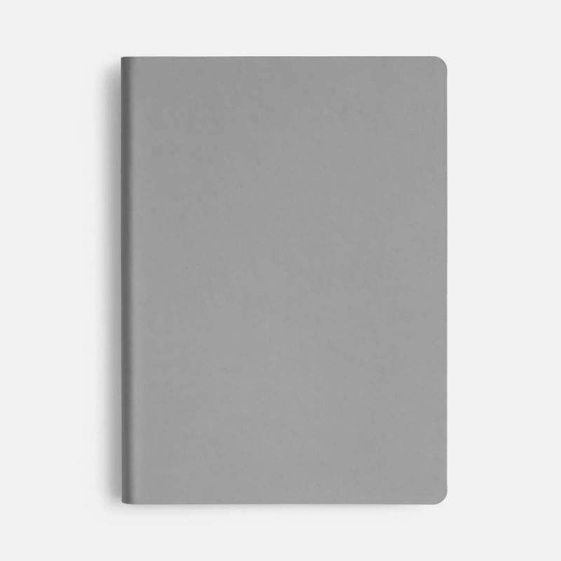 Ежедневник Flex Shall New, недатированный, серый