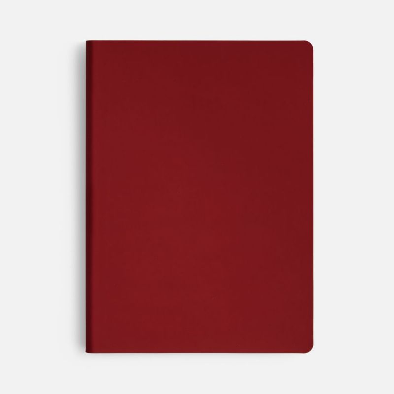 Ежедневник Flex Shall New, недатированный, красный