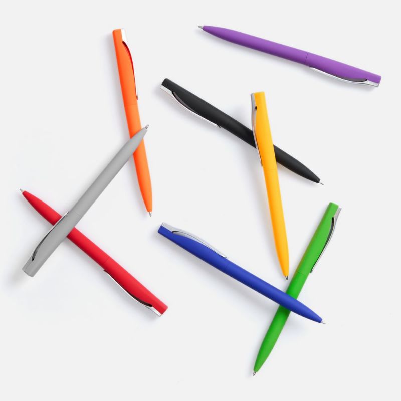 Ручка шариковая Pin Soft Touch, ver.2, фиолетовая